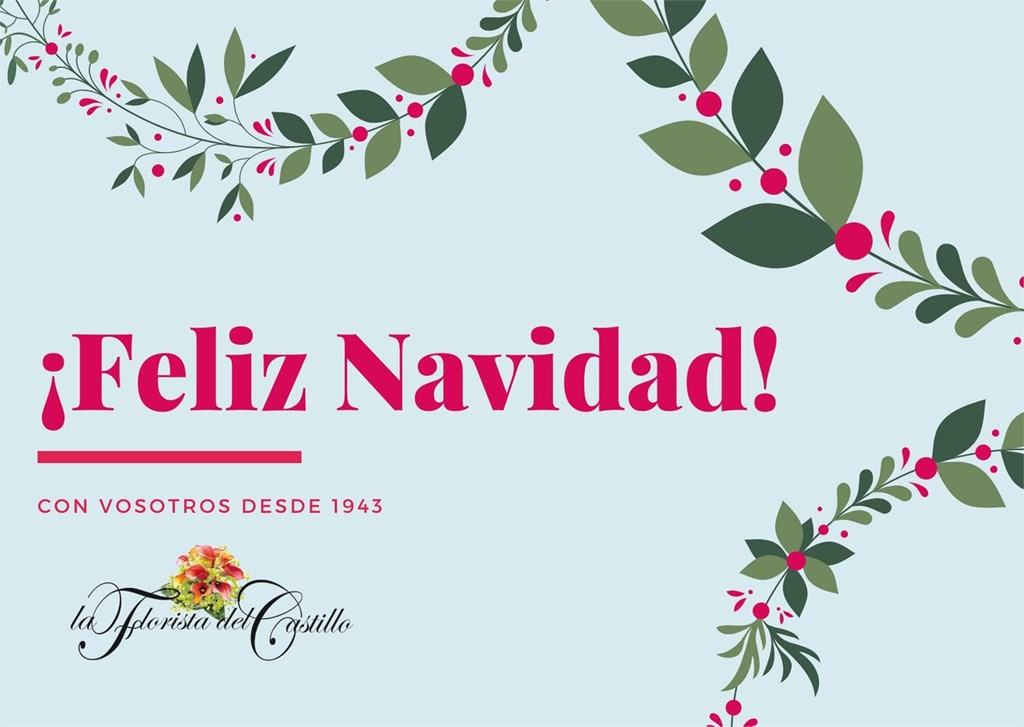 ¡Esta Navidad sorprenda con flores!