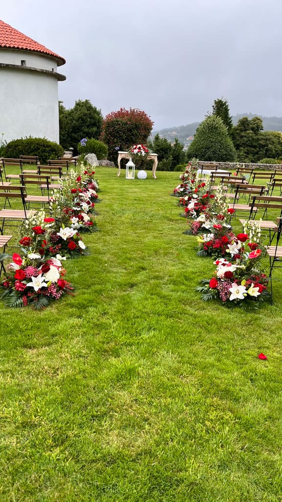 Decoración floral para bodas 