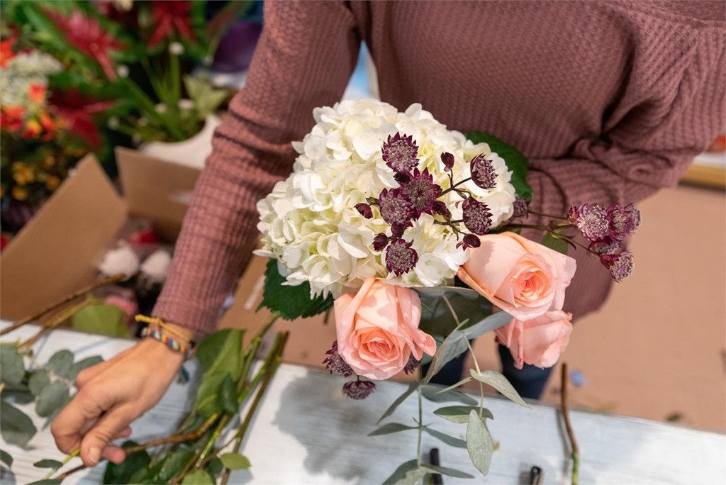 Servicio de flores a domicilio en San Valentín