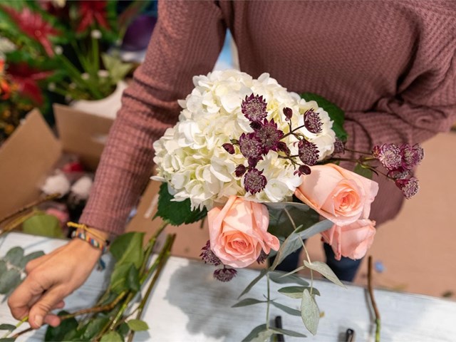 Servicio de flores a domicilio en San Valentín